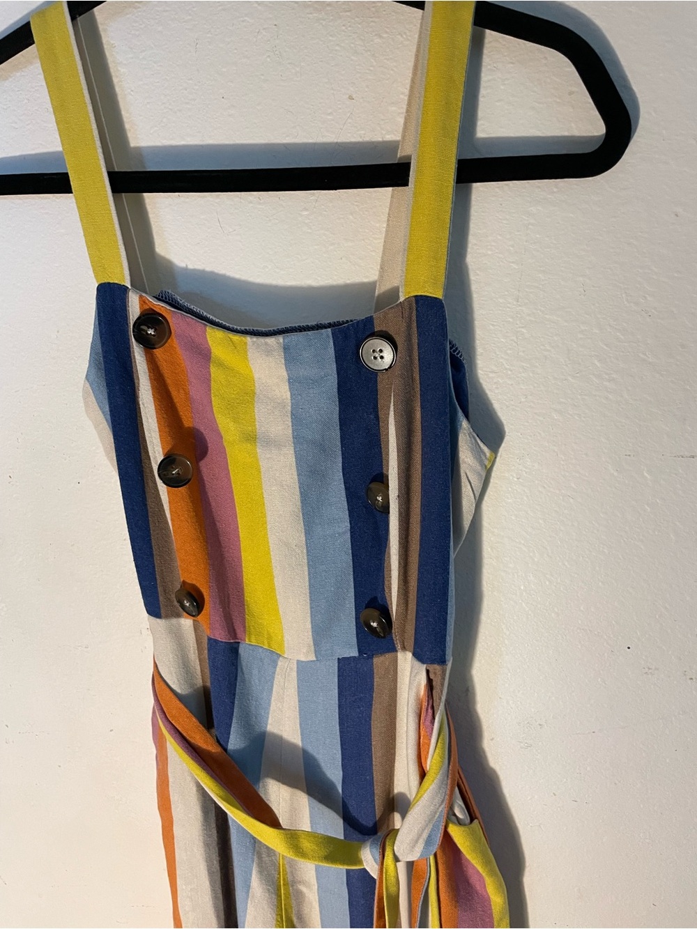 Sweet Rain Multicolor Striped Wide-Leg Jumpsuit